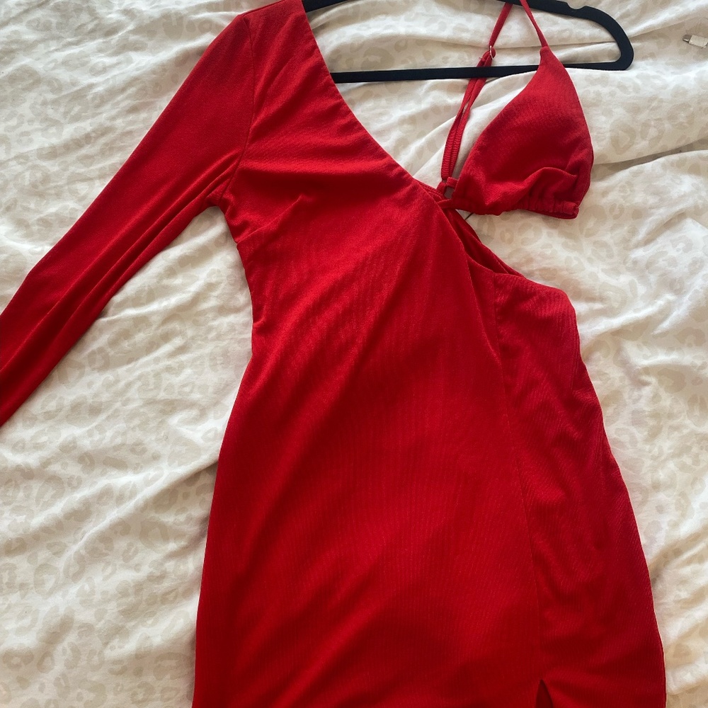 Princess Polly Assymetrical Mini Dress